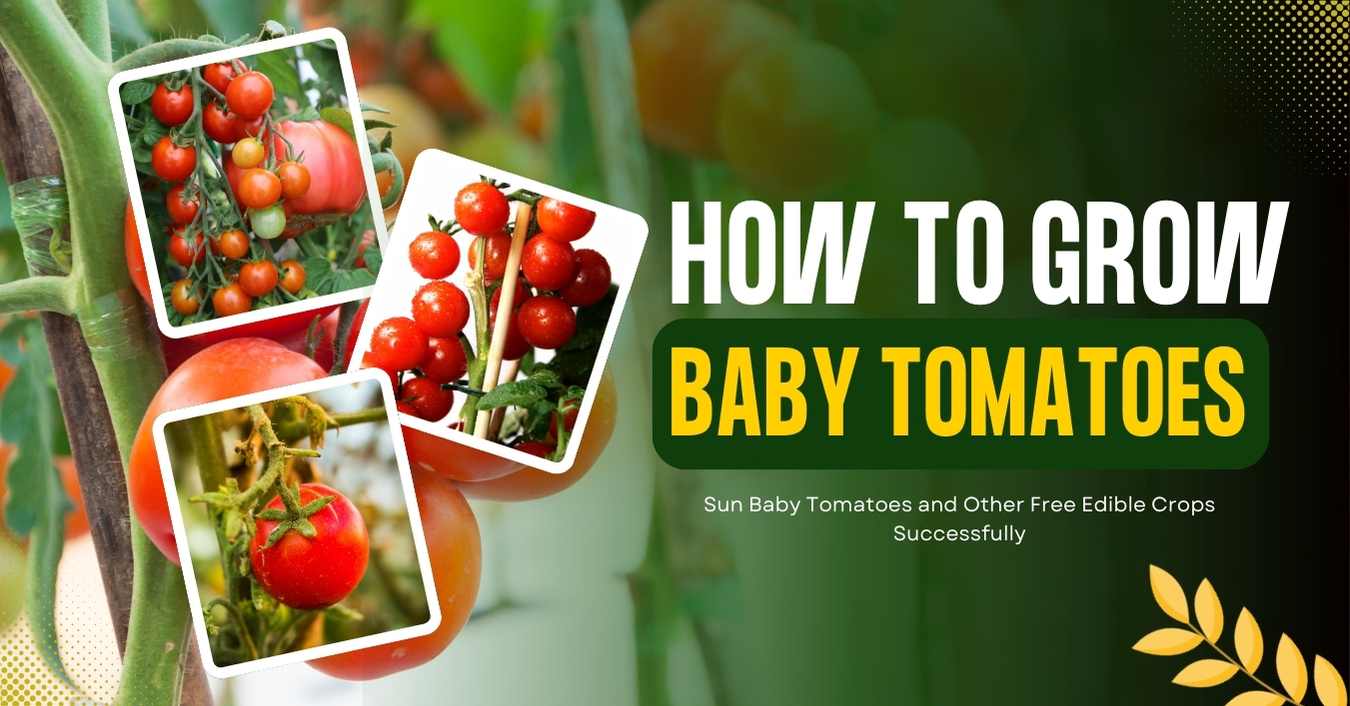 Sun Baby Tomatoes and Other Free Edible Crops Successfully